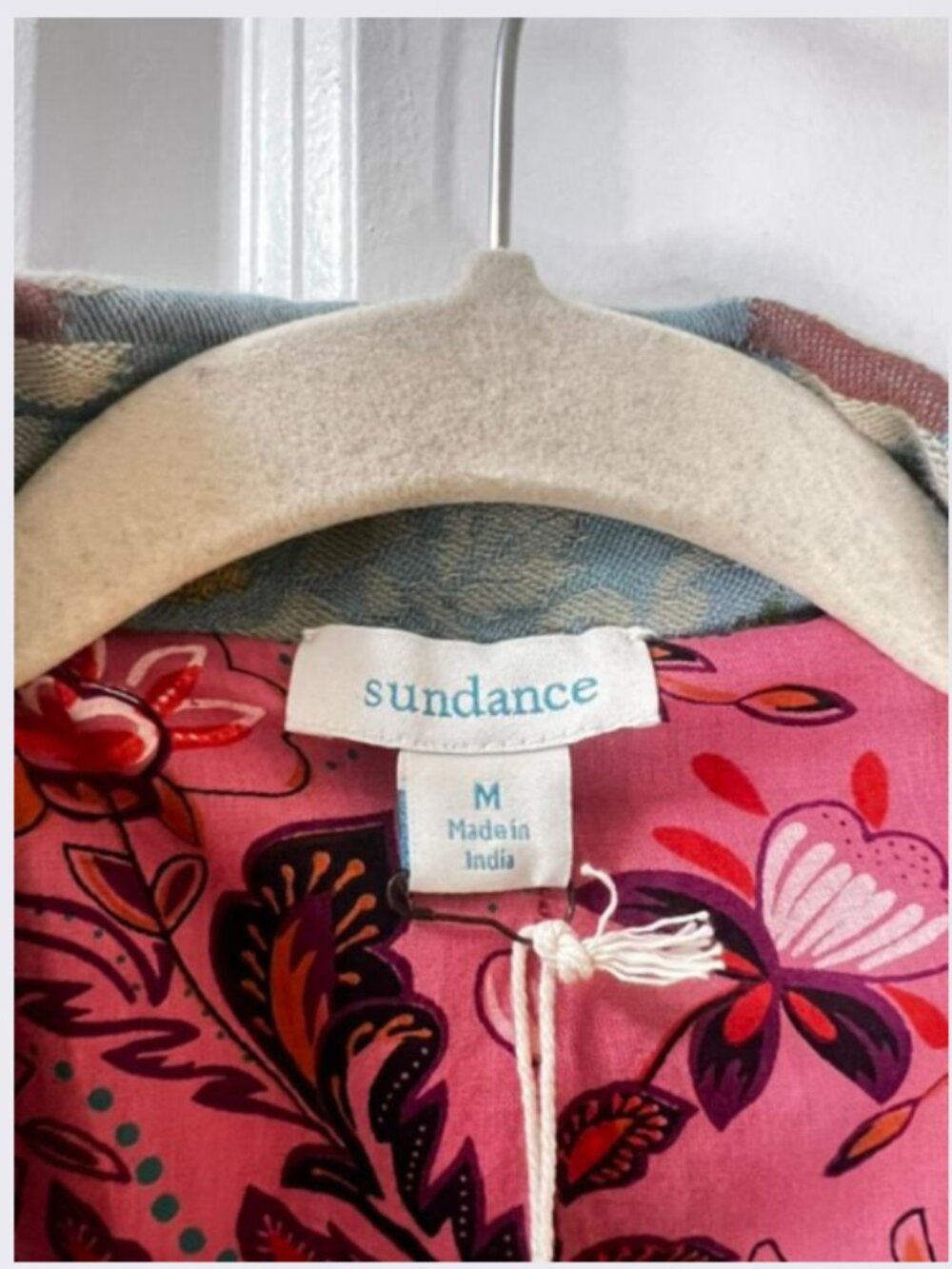 Sundance Seraphine Floral Embroidered Blazer in Turquoise Motif: Size Medium-NWT - Picture 7 of 9